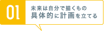 [01] 未来は自分で描くもの具体的に計画を立てる